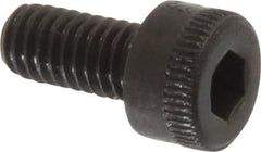 Made in USA - M4x0.70 Metric Coarse Hex Socket Drive, Socket Cap Screw - Grade 12.9 Alloy Steel, Black Oxide Finish, Fully Threaded, 8mm Length Under Head - Americas Industrial Supply