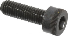 Made in USA - M5x0.80 Metric Coarse Hex Socket Drive, Socket Cap Screw - Grade 12.9 Alloy Steel, Black Oxide Finish, Fully Threaded, 16mm Length Under Head - Americas Industrial Supply