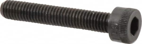 Made in USA - M5x0.80 Metric Coarse Hex Socket Drive, Socket Cap Screw - Grade 12.9 Alloy Steel, Black Oxide Finish, Fully Threaded, 30mm Length Under Head - Americas Industrial Supply