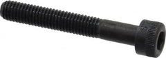 Made in USA - M5x0.80 Metric Coarse Hex Socket Drive, Socket Cap Screw - Grade 12.9 Alloy Steel, Black Oxide Finish, Partially Threaded, 35mm Length Under Head - Americas Industrial Supply