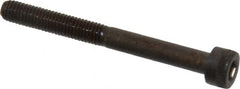 Made in USA - M5x0.80 Metric Coarse Hex Socket Drive, Socket Cap Screw - Grade 12.9 Alloy Steel, Black Oxide Finish, Partially Threaded, 50mm Length Under Head - Americas Industrial Supply