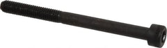 Made in USA - M5x0.80 Metric Coarse Hex Socket Drive, Socket Cap Screw - Grade 12.9 Alloy Steel, Black Oxide Finish, Partially Threaded, 60mm Length Under Head - Americas Industrial Supply