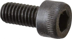 Made in USA - M6x1.00 Metric Coarse Hex Socket Drive, Socket Cap Screw - Grade 12.9 Alloy Steel, Black Oxide Finish, Fully Threaded, 12mm Length Under Head - Americas Industrial Supply