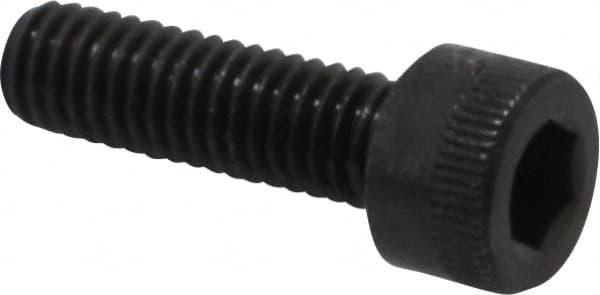 Made in USA - M6x1.00 Metric Coarse Hex Socket Drive, Socket Cap Screw - Grade 12.9 Alloy Steel, Black Oxide Finish, Fully Threaded, 20mm Length Under Head - Americas Industrial Supply
