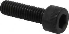 Made in USA - M6x1.00 Metric Coarse Hex Socket Drive, Socket Cap Screw - Grade 12.9 Alloy Steel, Black Oxide Finish, Fully Threaded, 20mm Length Under Head - Americas Industrial Supply