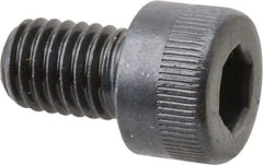 Made in USA - M8x1.25 Metric Coarse Hex Socket Drive, Socket Cap Screw - Grade 12.9 Alloy Steel, Black Oxide Finish, Fully Threaded, 12mm Length Under Head - Americas Industrial Supply