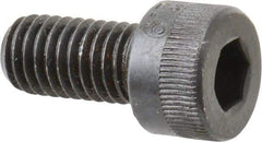 Made in USA - M8x1.25 Metric Coarse Hex Socket Drive, Socket Cap Screw - Grade 12.9 Alloy Steel, Black Oxide Finish, Fully Threaded, 16mm Length Under Head - Americas Industrial Supply