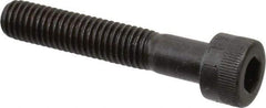 Made in USA - M8x1.25 Metric Coarse Hex Socket Drive, Socket Cap Screw - Grade 12.9 Alloy Steel, Black Oxide Finish, Partially Threaded, 45mm Length Under Head - Americas Industrial Supply