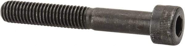 Made in USA - M8x1.25 Metric Coarse Hex Socket Drive, Socket Cap Screw - Grade 12.9 Alloy Steel, Black Oxide Finish, Partially Threaded, 55mm Length Under Head - Americas Industrial Supply