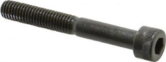 Made in USA - M8x1.25 Metric Coarse Hex Socket Drive, Socket Cap Screw - Grade 12.9 Alloy Steel, Black Oxide Finish, Partially Threaded, 60mm Length Under Head - Americas Industrial Supply