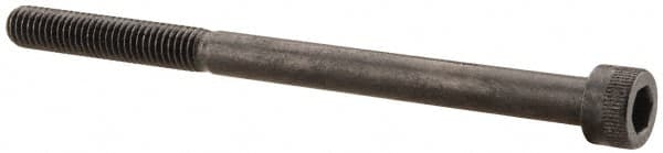 Made in USA - #10-32 UNF Hex Socket Drive, Socket Cap Screw - Alloy Steel, Black Oxide Finish, Partially Threaded, 2-3/4" Length Under Head - Americas Industrial Supply