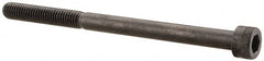 Made in USA - #10-32 UNF Hex Socket Drive, Socket Cap Screw - Alloy Steel, Black Oxide Finish, Partially Threaded, 2-3/4" Length Under Head - Americas Industrial Supply