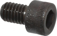 Made in USA - #10-32 UNF Hex Socket Drive, Socket Cap Screw - Alloy Steel, Black Oxide Finish, Fully Threaded, 5/16" Length Under Head - Americas Industrial Supply