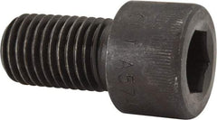 Made in USA - 1-8 UNC Hex Socket Drive, Socket Cap Screw - Alloy Steel, Black Oxide Finish, Fully Threaded, 1-3/4" Length Under Head - Americas Industrial Supply
