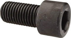 Made in USA - 1-8 UNC Hex Socket Drive, Socket Cap Screw - Alloy Steel, Black Oxide Finish, Fully Threaded, 2" Length Under Head - Americas Industrial Supply