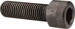 Made in USA - 1-8 UNC Hex Socket Drive, Socket Cap Screw - Alloy Steel, Black Oxide Finish, Fully Threaded, 3-1/4" Length Under Head - Americas Industrial Supply