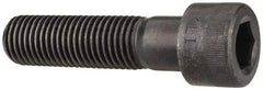 Made in USA - 1-8 UNC Hex Socket Drive, Socket Cap Screw - Alloy Steel, Black Oxide Finish, Partially Threaded, 4" Length Under Head - Americas Industrial Supply