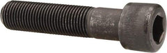 Made in USA - 1-8 UNC Hex Socket Drive, Socket Cap Screw - Alloy Steel, Black Oxide Finish, Partially Threaded, 4-1/4" Length Under Head - Americas Industrial Supply