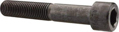 Made in USA - 1-8 UNC Hex Socket Drive, Socket Cap Screw - Alloy Steel, Black Oxide Finish, Partially Threaded, 6" Length Under Head - Americas Industrial Supply