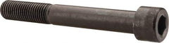 Made in USA - 1-8 UNC Hex Socket Drive, Socket Cap Screw - Alloy Steel, Black Oxide Finish, Partially Threaded, 7-1/2" Length Under Head - Americas Industrial Supply
