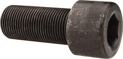Made in USA - 1-14 UNF Hex Socket Drive, Socket Cap Screw - Alloy Steel, Black Oxide Finish, Fully Threaded, 2-1/4" Length Under Head - Americas Industrial Supply