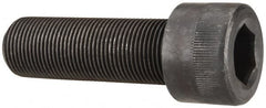 Made in USA - 1-14 UNF Hex Socket Drive, Socket Cap Screw - Alloy Steel, Black Oxide Finish, Fully Threaded, 3" Length Under Head - Americas Industrial Supply