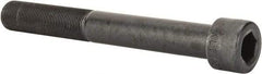 Made in USA - 1-14 UNF Hex Socket Drive, Socket Cap Screw - Alloy Steel, Black Oxide Finish, Partially Threaded, 8" Length Under Head - Americas Industrial Supply