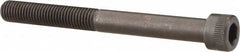 Made in USA - 1/4-28 UNF Hex Socket Drive, Socket Cap Screw - Alloy Steel, Black Oxide Finish, Partially Threaded, 2-1/2" Length Under Head - Americas Industrial Supply