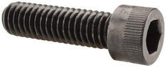 Made in USA - 5/16-18 UNC Hex Socket Drive, Socket Cap Screw - Alloy Steel, Black Oxide Finish, Fully Threaded, 1-1/8" Length Under Head - Americas Industrial Supply