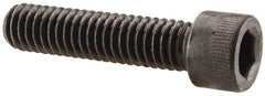 Made in USA - 5/16-18 UNC Hex Socket Drive, Socket Cap Screw - Alloy Steel, Black Oxide Finish, Fully Threaded, 1-3/8" Length Under Head - Americas Industrial Supply