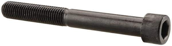 Made in USA - 5/16-24 UNF Hex Socket Drive, Socket Cap Screw - Alloy Steel, Black Oxide Finish, Partially Threaded, 2-3/4" Length Under Head - Americas Industrial Supply