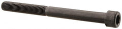 Made in USA - 5/16-24 UNF Hex Socket Drive, Socket Cap Screw - Alloy Steel, Black Oxide Finish, Partially Threaded, 3-1/2" Length Under Head - Americas Industrial Supply