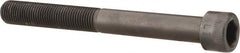 Made in USA - 3/8-24 UNF Hex Socket Drive, Socket Cap Screw - Alloy Steel, Black Oxide Finish, Partially Threaded, 3-1/2" Length Under Head - Americas Industrial Supply