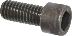 Made in USA - 7/16-14 UNC Hex Socket Drive, Socket Cap Screw - Alloy Steel, Black Oxide Finish, Fully Threaded, 1" Length Under Head - Americas Industrial Supply