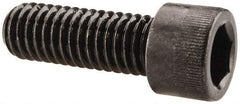 Made in USA - 7/16-14 UNC Hex Socket Drive, Socket Cap Screw - Alloy Steel, Black Oxide Finish, Fully Threaded, 1-1/4" Length Under Head - Americas Industrial Supply