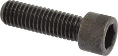 Made in USA - 7/16-14 UNC Hex Socket Drive, Socket Cap Screw - Alloy Steel, Black Oxide Finish, Fully Threaded, 1-1/2" Length Under Head - Americas Industrial Supply