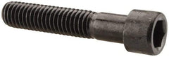 Made in USA - 7/16-14 UNC Hex Socket Drive, Socket Cap Screw - Alloy Steel, Black Oxide Finish, Partially Threaded, 2-1/4" Length Under Head - Americas Industrial Supply