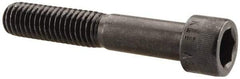 Made in USA - 7/16-14 UNC Hex Socket Drive, Socket Cap Screw - Alloy Steel, Black Oxide Finish, Partially Threaded, 2-1/2" Length Under Head - Americas Industrial Supply