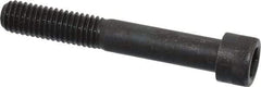 Made in USA - 7/16-14 UNC Hex Socket Drive, Socket Cap Screw - Alloy Steel, Black Oxide Finish, Partially Threaded, 3" Length Under Head - Americas Industrial Supply