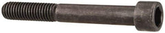 Made in USA - 7/16-14 UNC Hex Socket Drive, Socket Cap Screw - Alloy Steel, Black Oxide Finish, Partially Threaded, 3-1/2" Length Under Head - Americas Industrial Supply