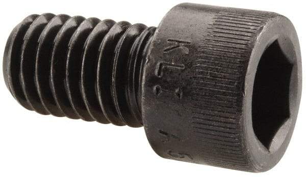 Made in USA - 7/16-14 UNC Hex Socket Drive, Socket Cap Screw - Alloy Steel, Black Oxide Finish, Fully Threaded, 3/4" Length Under Head - Americas Industrial Supply