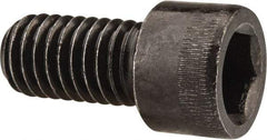 Made in USA - 7/16-14 UNC Hex Socket Drive, Socket Cap Screw - Alloy Steel, Black Oxide Finish, Fully Threaded, 7/8" Length Under Head - Americas Industrial Supply