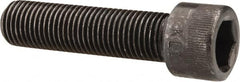 Made in USA - 7/16-20 UNF Hex Socket Drive, Socket Cap Screw - Alloy Steel, Black Oxide Finish, Fully Threaded, 1-3/4" Length Under Head - Americas Industrial Supply