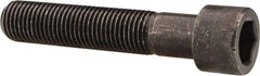 Made in USA - 7/16-20 UNF Hex Socket Drive, Socket Cap Screw - Alloy Steel, Black Oxide Finish, Partially Threaded, 2-1/4" Length Under Head - Americas Industrial Supply