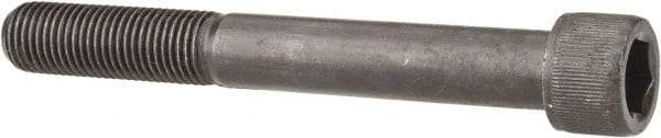 Made in USA - 7/16-20 UNF Hex Socket Drive, Socket Cap Screw - Alloy Steel, Black Oxide Finish, Partially Threaded, 3-1/2" Length Under Head - Americas Industrial Supply