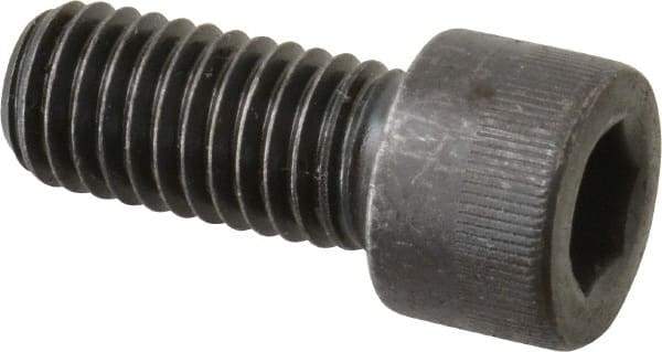 Made in USA - 1/2-13 UNC Hex Socket Drive, Socket Cap Screw - Alloy Steel, Black Oxide Finish, Fully Threaded, 1-1/8" Length Under Head - Americas Industrial Supply