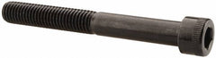 Made in USA - 1/2-13 UNC Hex Socket Drive, Socket Cap Screw - Alloy Steel, Black Oxide Finish, Partially Threaded, 4-1/4" Length Under Head - Americas Industrial Supply