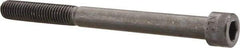 Made in USA - 1/2-13 UNC Hex Socket Drive, Socket Cap Screw - Alloy Steel, Black Oxide Finish, Partially Threaded, 5-3/4" Length Under Head - Americas Industrial Supply