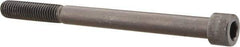 Made in USA - 1/2-13 UNC Hex Socket Drive, Socket Cap Screw - Alloy Steel, Black Oxide Finish, Partially Threaded, 6-1/4" Length Under Head - Americas Industrial Supply