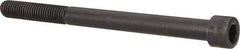 Made in USA - 1/2-13 UNC Hex Socket Drive, Socket Cap Screw - Alloy Steel, Black Oxide Finish, Partially Threaded, 6-1/2" Length Under Head - Americas Industrial Supply